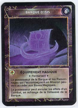 Illustration de la Barque d'Isis, source Kabal