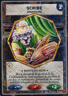 Portrait d'un Chevalier-Scribe, source Kabal