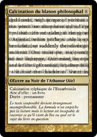 Illustration de Calcination du blason philosophal