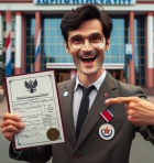 Illustration de Parfait blanc-seing