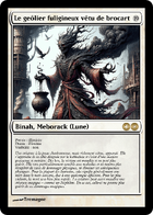 Illustration de Le geôlier fuligineux vêtu de brocart