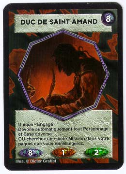 Illustration du Duc de Saint-Amand, source Kabal