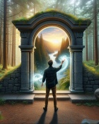 Illustration de Serrure akashique